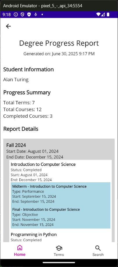 Course Compass